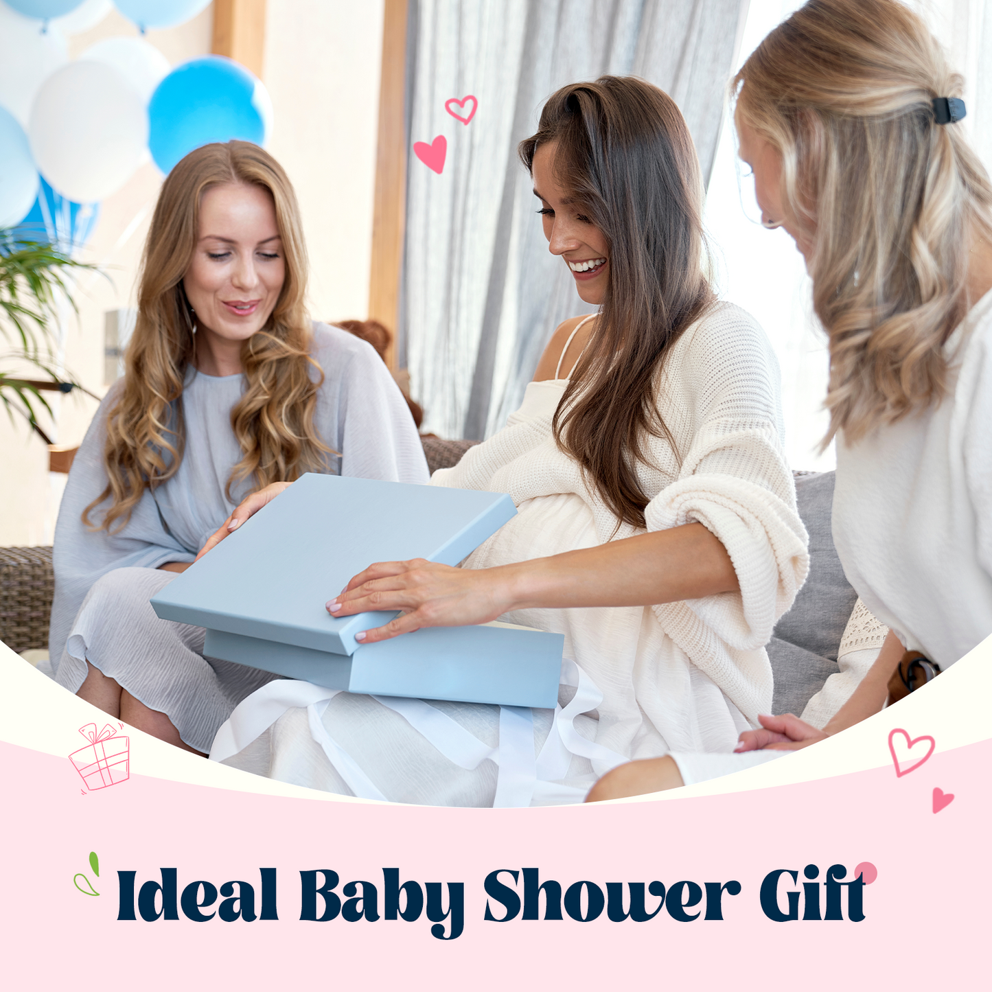 Collapsible Baby Bathtub for Infants, Bath Tub with Cushion and Thermometer, for Newborn to Toddler Portable Travel Multifunctional Bathing 0-2 years (Frog/Pink)