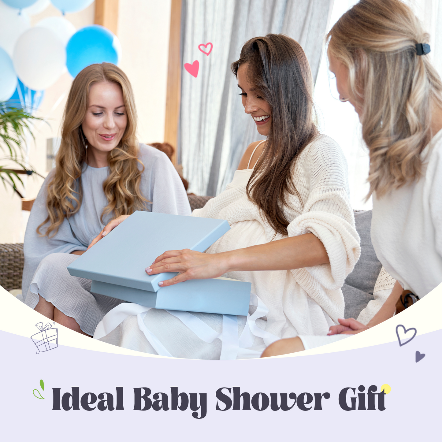 Collapsible Baby Bathtub for Infants, Bath Tub with Cushion and Thermometer, for Newborn to Toddler Portable Travel Multifunctional Bathing 0-2 years (Frog/Gray)